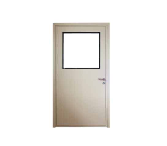 Aluminum alloy color steel panel door