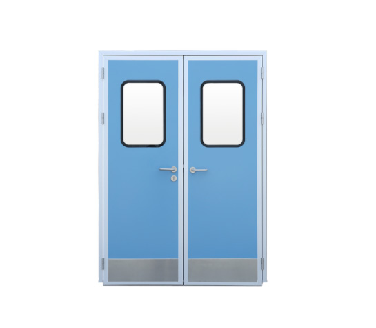 Aluminum alloy color steel panel door